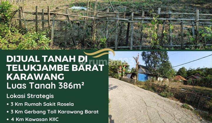 Tanah Dekat Gerbang Tol Karawang Barat Harga 700ribu/m 1