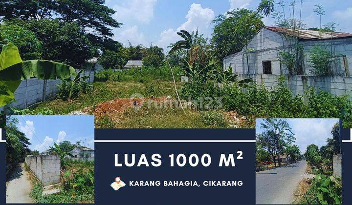 Dijual Tanah Luas 1000 M² Cocok Untuk Gudang, Ruko Lokasi Pinggir Jalan Utama 1