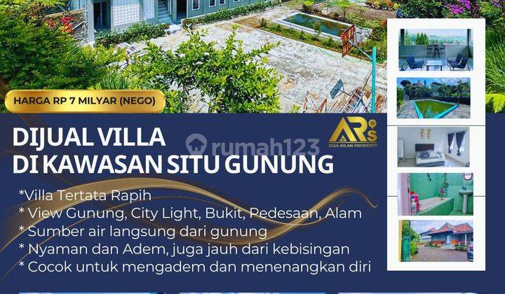 Dijual Villa Di Kawasan Wisata Situ Gunung Sukabumi  1