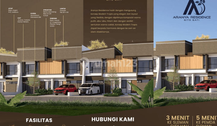 Rumah Mewah di Palagan Km 10 Sleman Yogyakarta, SHM 1