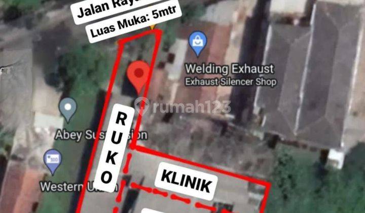 Tanah bonus bangunan di mainroad Soreang, kopo. Cocok utk gudang 2