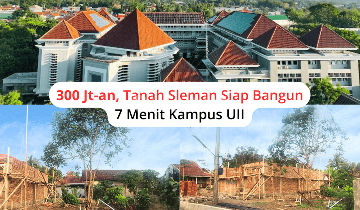 7 Menit Uii, Tanah Dekat Jl Kaliurang Dan Jl Palagan Km 12, SHM 1