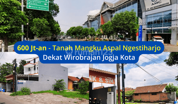 Tanah Jogja Kota Tepi Aspal, Barat Jl. HOS Cokroaminoto SHMP 1