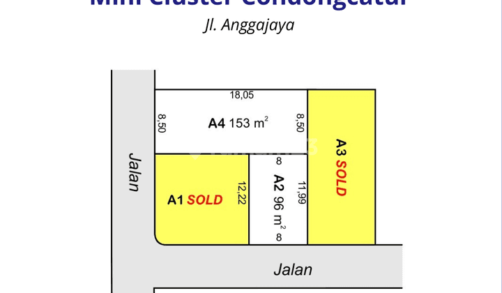 Tanah Strategis Dekat Kampus Ugm, Uny, Upn, Uii, Cocok Kost 2