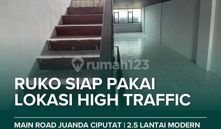 For Rent: Strategic 2-Storey Shop House on Main Road Ciputat Rempoa, Tangerang 2