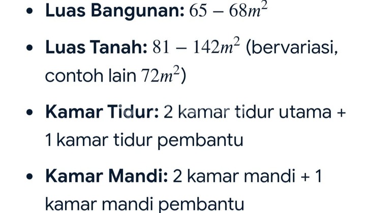 (JKT1236) Dijual Murah Rumah Type Cedar di Golden Park 2 2