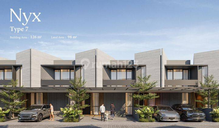 GIANTARA SERPONG CITY CLUSTER KHIONE HUNIAN BARU MODERN BAGUS 1