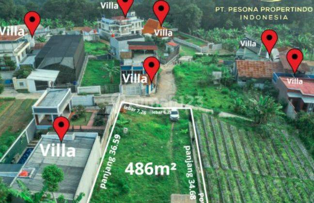 Dijual tanah strategis shm di megamendung puncak bogor 1