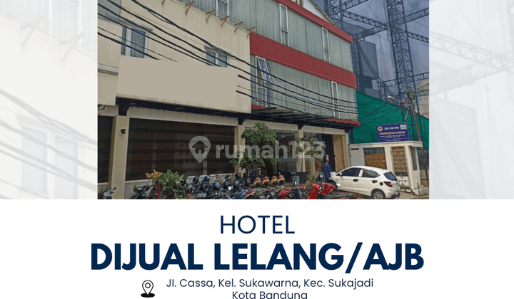 Akan Dilelang Bangunan Hotel Luas 1.779 Meter di Kota Bandung 1