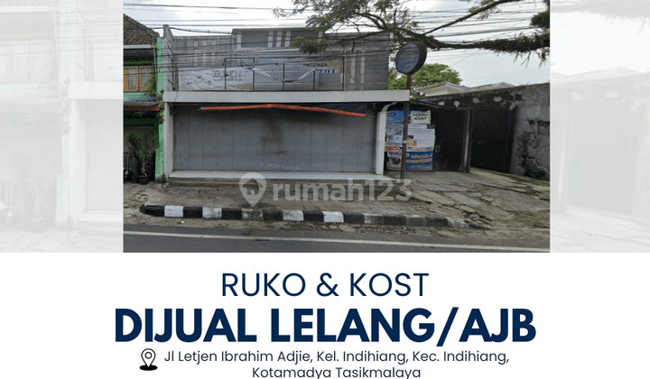 Akan Dilelang Ruko Kost di Area Ramai Indihiang Tasikmalaya 1