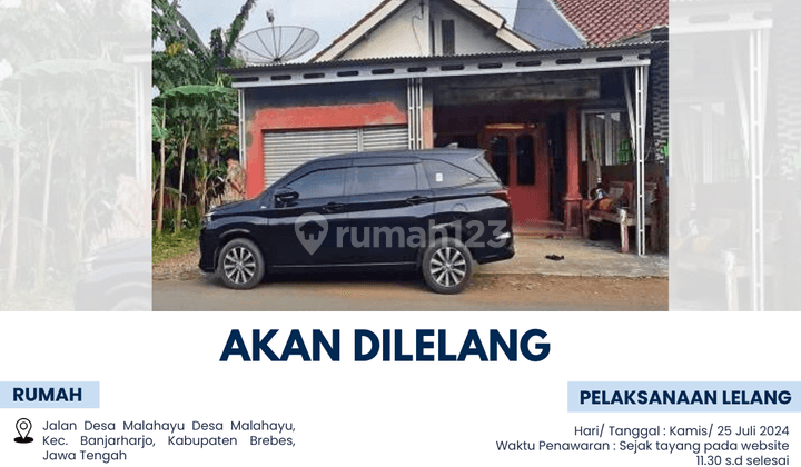 AKAN DIJUAL MELALUI LELANG / AJB RUMAH BREBES 1