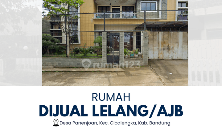 AKAN DIJUAL MELALUI LELANG / AJB RUMAH DI CICALENGKA BANDUNG 1