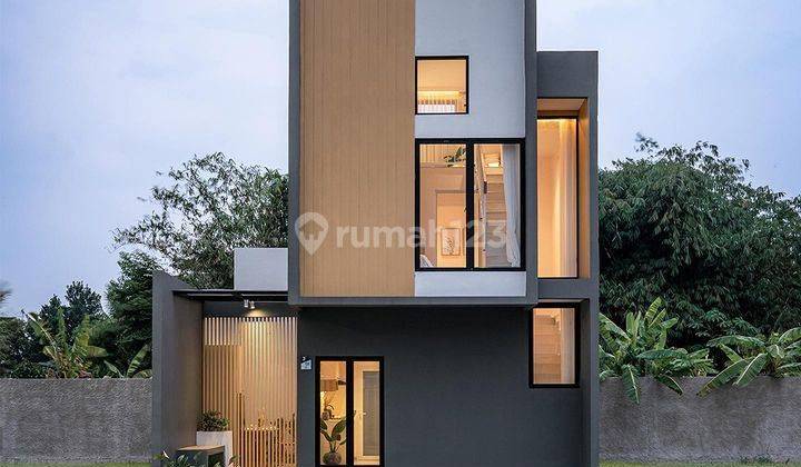 Hunian Modern Samping Jalan Raya Dengan Desain Modern Sudah Pecak Perkavling 1