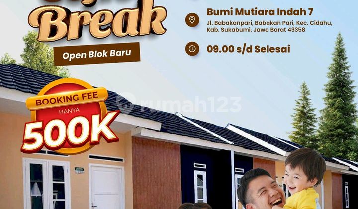Rumah Subsidi Minimalis Dekat Pt.pocary Dengan View Pegununga Asri Cocok Buat Keluarg Baru, Dekat Setasiun Dan Tol