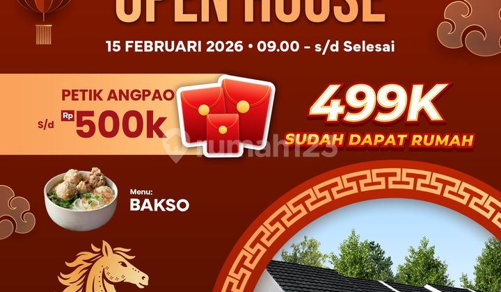 Rumah Subsidi Nyaman Suasana Sejuk Asri Terlaris di Sukabumi Dekat Pt Indolak HGB