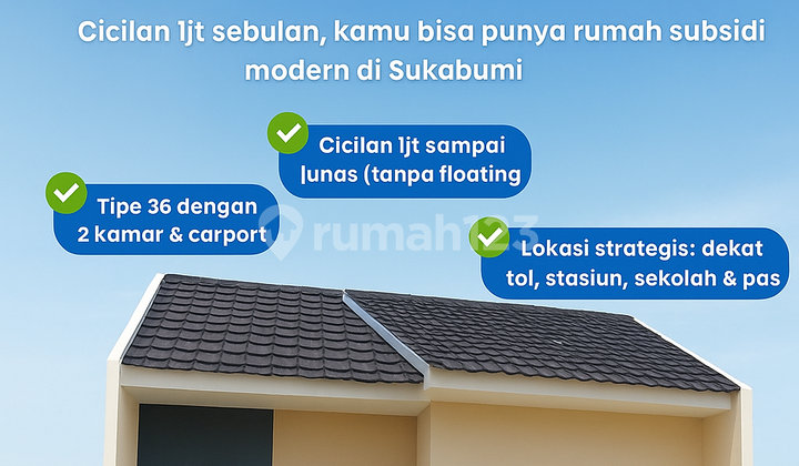 House in Sukabumi near garment factory T Sunsuka