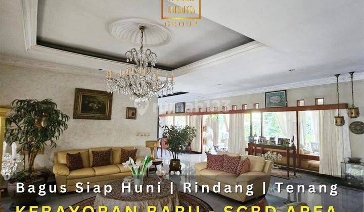 Rumah Kebayoran Baru 2 Lantai Prime Area Taman Luas  1