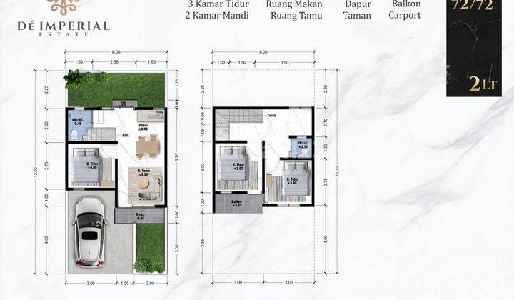 Rumah 2 Lantai di Jalan Balai Desa Kepuharjo, Malang 2