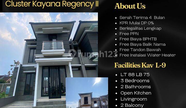 Dijual Rumah 2 Lantai Design Modern Bawah Jtp 3 di Kota Batu  1