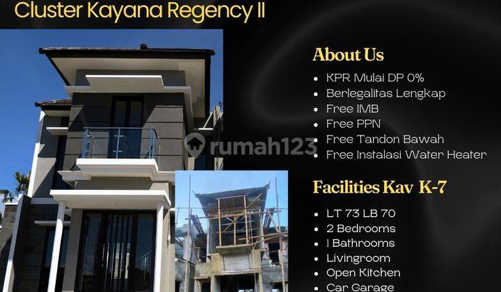 Rumah 2 Lantai Design Minimalis Modern di Bawah Jtp 3  1