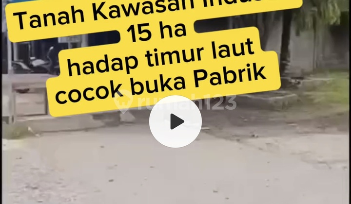 Tanah Pabrik Hamparan Perak