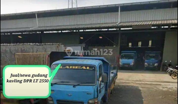 Dijual / disewakan Gudang di kavling DPR cipondoh tangerang, Bs Kontainer 40 Feet, Dekat Akses Tol 1