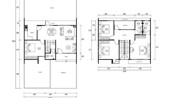 Rumah Strategis 2 Lantai Minimalis Modern Dengan Fasilitas Mall  2