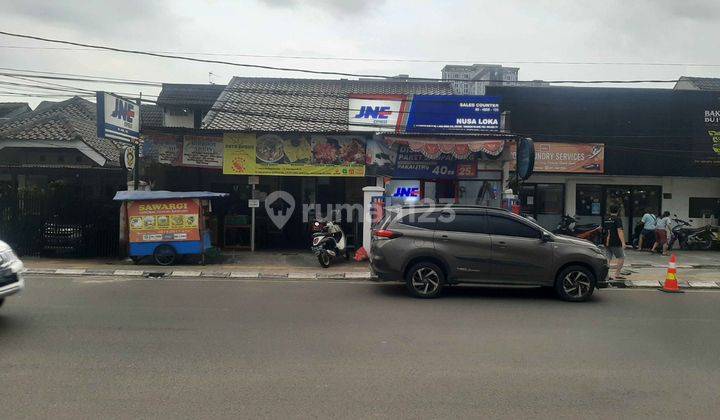 Dijual Rumah Usaha Pinggir Jalan di Nusaloka BSD 1