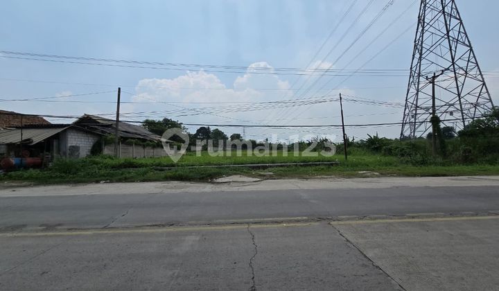 Dijual Cepat BU Tanah Pinggir Jalan Raya Cikande