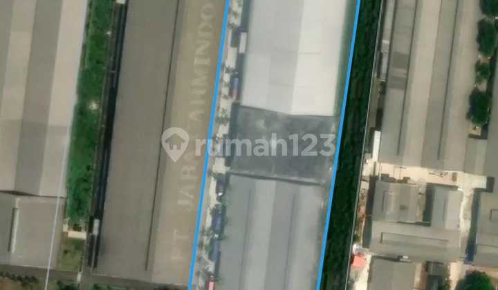 Dijual Gudang dan Pabrik Luas 2 Hektar Hitung Tanah di Jatake