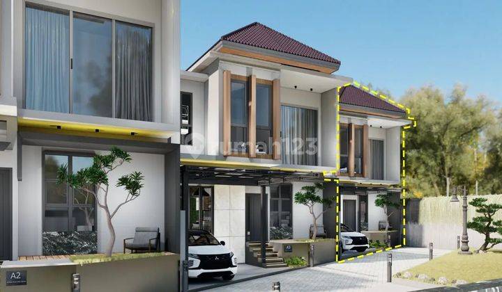 Rumah Luxury 2 Lantai Memiliki Kolam Renang Pribadi Strategis Dengan View Merapi di Ngaglik Sleman Yogyakarta 2