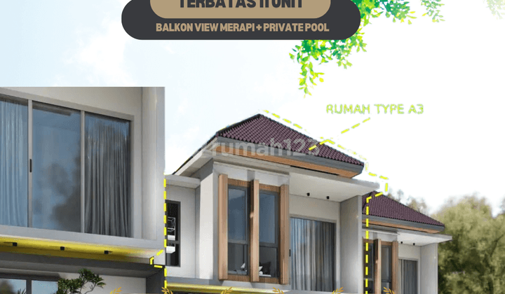 Dijual Cepat Rumah 2 Lantai Jogja Utara Dekat Kampus Uii Kaliurang Km 10 1