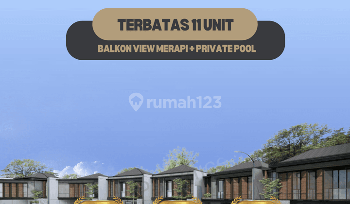 Promo Dijual Rumah 2 Lantai Baru di Jogja Utara View Merapi Dekat Kampus Amikom Dan Upn Veteran Jogja 1