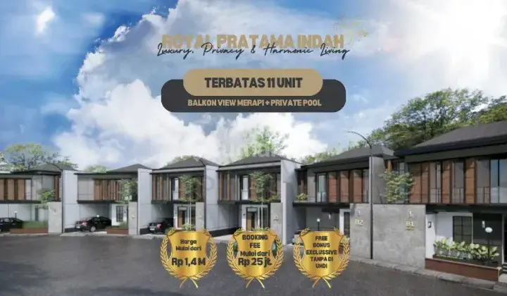 Rumah 2 Lantai Baru SHM Dekat Sleman City Hall  1