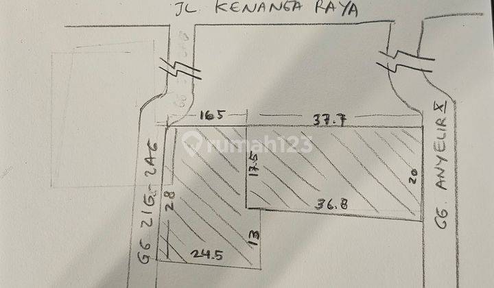 Lahan Luas Kenanga Raya Medan Murah, SHM 4