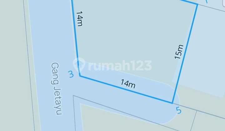 Dijual Tanah Langka Depan Rektorat Kampus Unud