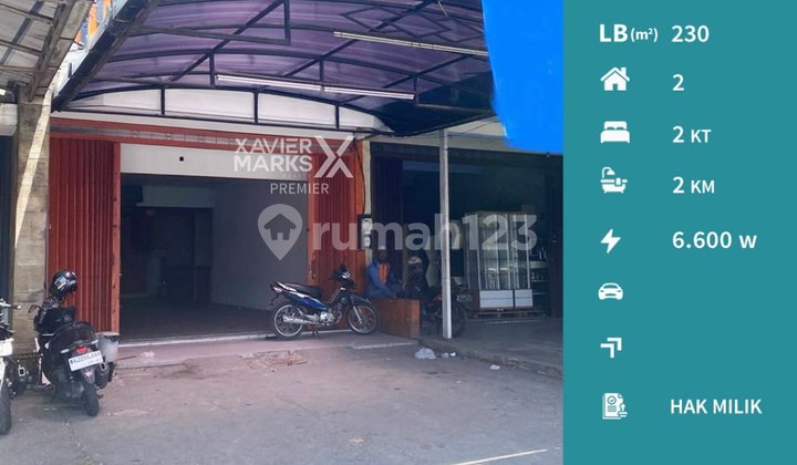 Shop House in a Bustling Area on Soekarno Hatta Road Axis, Malang