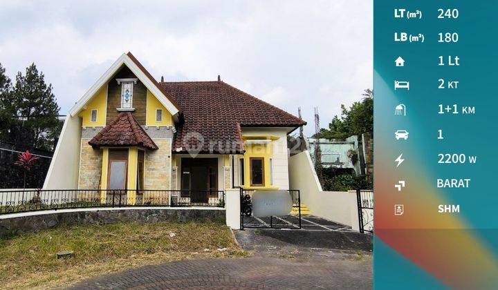 Rumah Villa Puncak Tidar Malang Dekat Machung 1