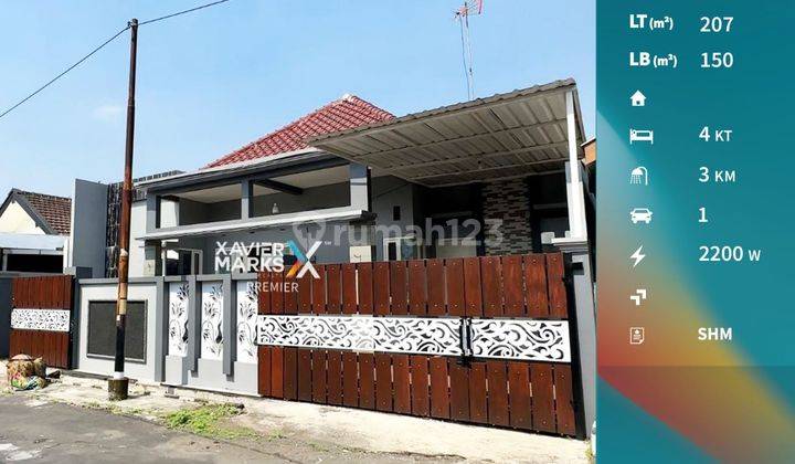 Rumah Strategis Dekat Pusat Kota di Jl Bunga-bunga Malang 1