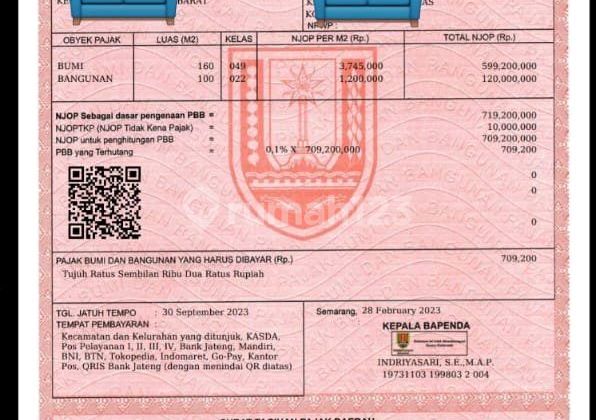 L Jual Cepat Di Bawah Njop Tanah Bonus Rumah 1