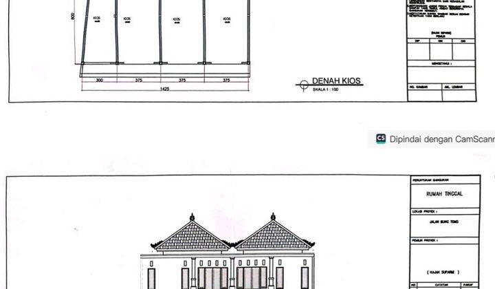 DI JUAL 1 PAKET 2 RUMAH & 4 TOKO LOKASI STRATEGIS DI JL KUSUMA BANGSA UTAMA 2