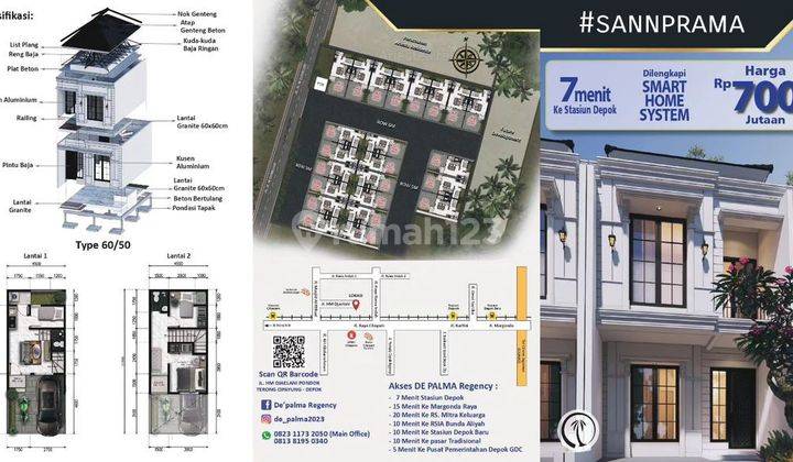 Rumah Mewah Ala Ala Eropa SHM Di Cipayung Depok 2