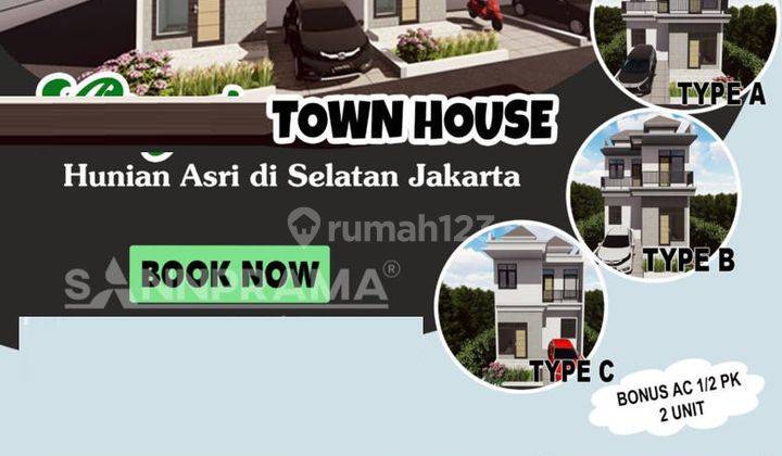 Cluster Townhouse Ekslusif Dgn Lokasi Yg Strategis di Mekarsari 2