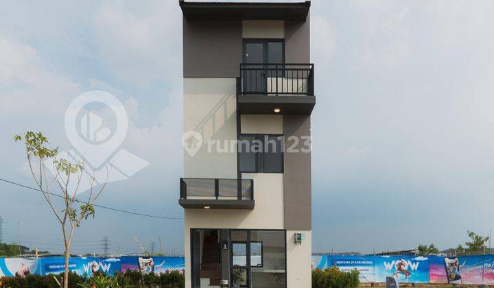 Hunian Baru 3 Lantai Modern Design Kekinian Compact di Karawang