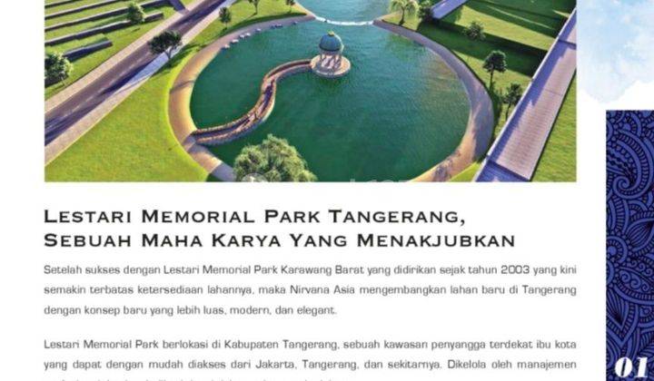 Investasi Masa Depan, Tanah Di Lestari Memorial Park 2