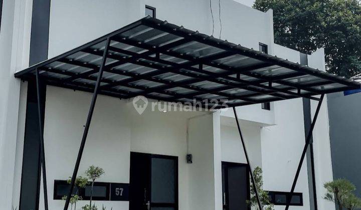 Rumah Cluster konsep Design Jepang Minimalis di pengasinan Sawangan depok 1