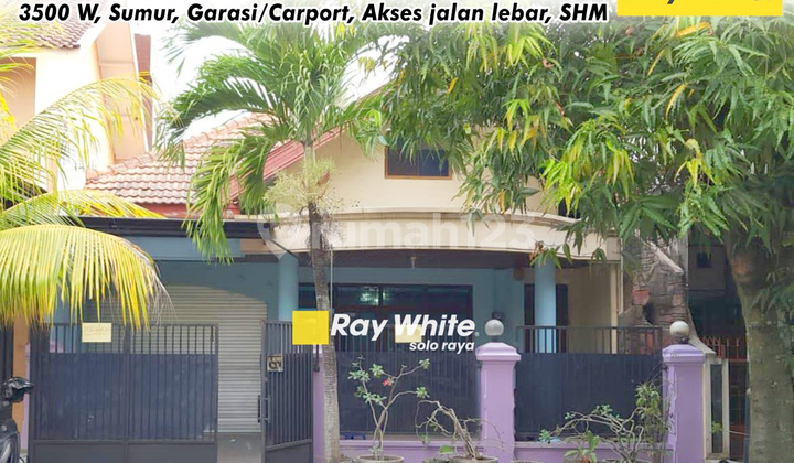 Dijual Rumah di Kerten Laweyan Solo Dekat Rs Panti Rapih dan Solo Square Mall