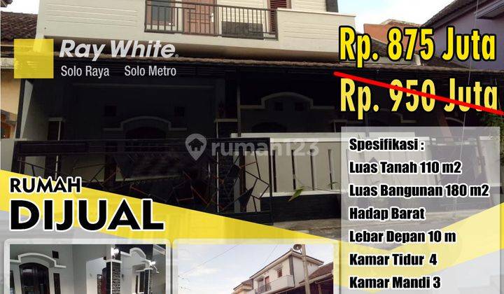 Rumah Dijual di Puri Pondok Indah Malangjiwan Colomadu Solo 1