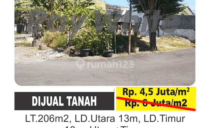Dijual Tanah dekat Hartono Mall Solo Baru Grogol Sukoharjo 1