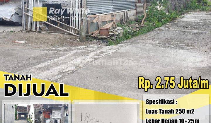 Dijual Tanah di Jaten, Karanganyar 1